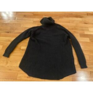 Element Eden Women's Black Turtleneck Knit Sweater Tunic Pullover Small‎